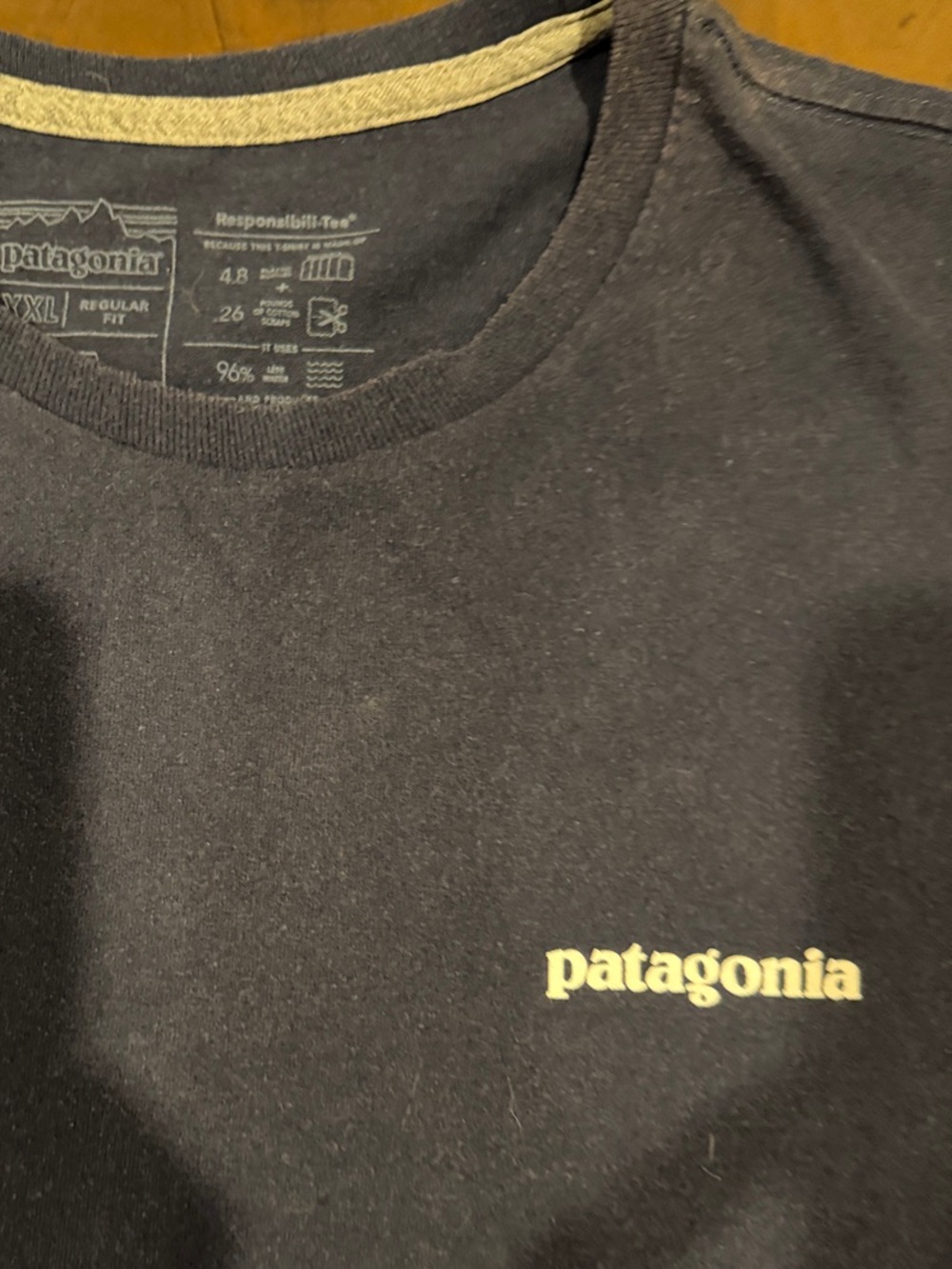 Patagonia Men’s Crew Neck T‑Shirt in Navy